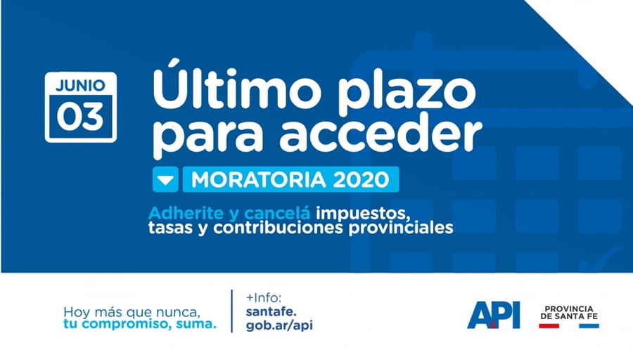 MORATORIA DE API: Los contribuyentes pueden regularizar sus deudas hasta el próximo miércoles 3 de junio