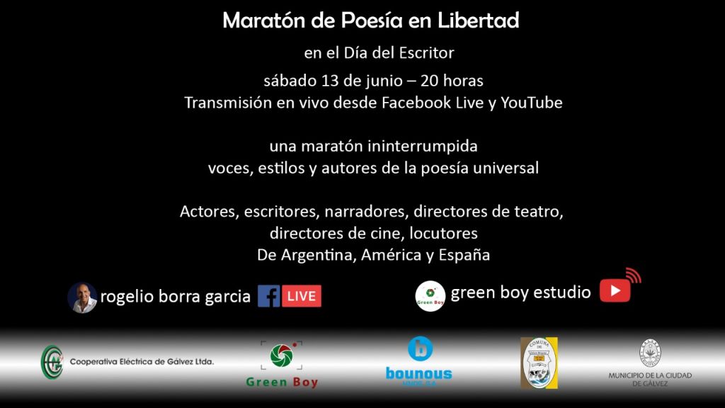 Celebran el Día del Escritor con una «Maratón de Poesía en Libertad»