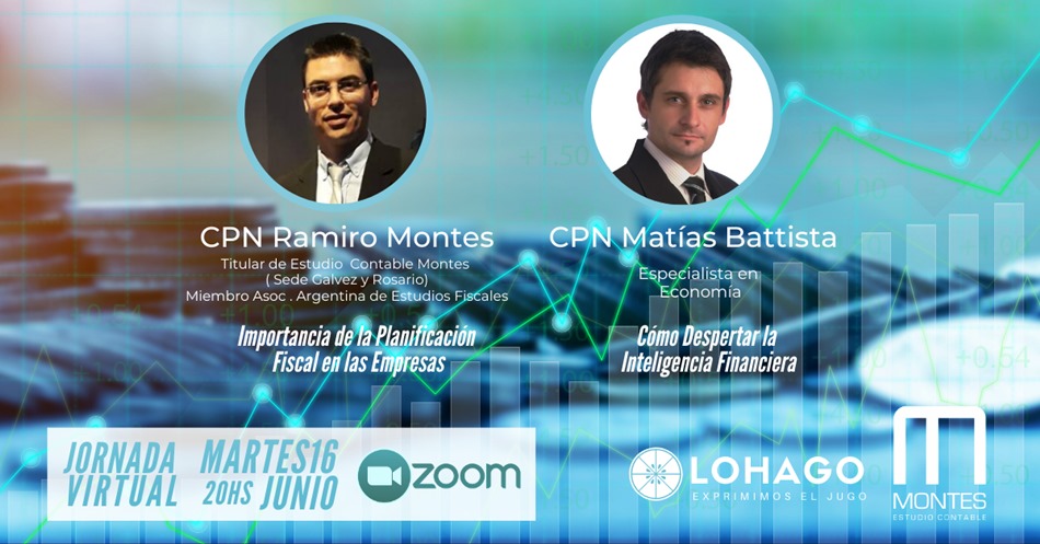 Conferencia virtual sobre economía con los CPN Matías Battista y Ramiro Montes