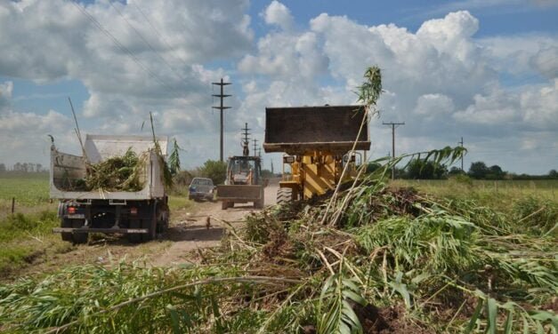 Continúa la limpieza en caminos rurales: «No es posible que vengan a tirar lo que no sirve a este lugar»