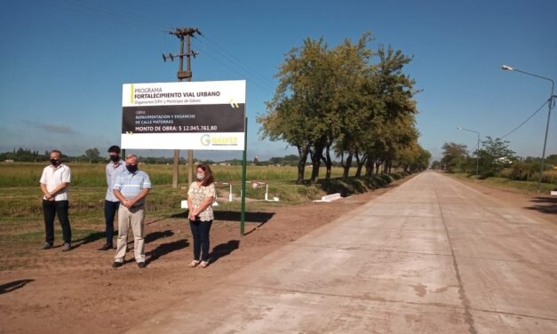 Habilitaron oficialmente el tramo repavimentado de calle Matorras
