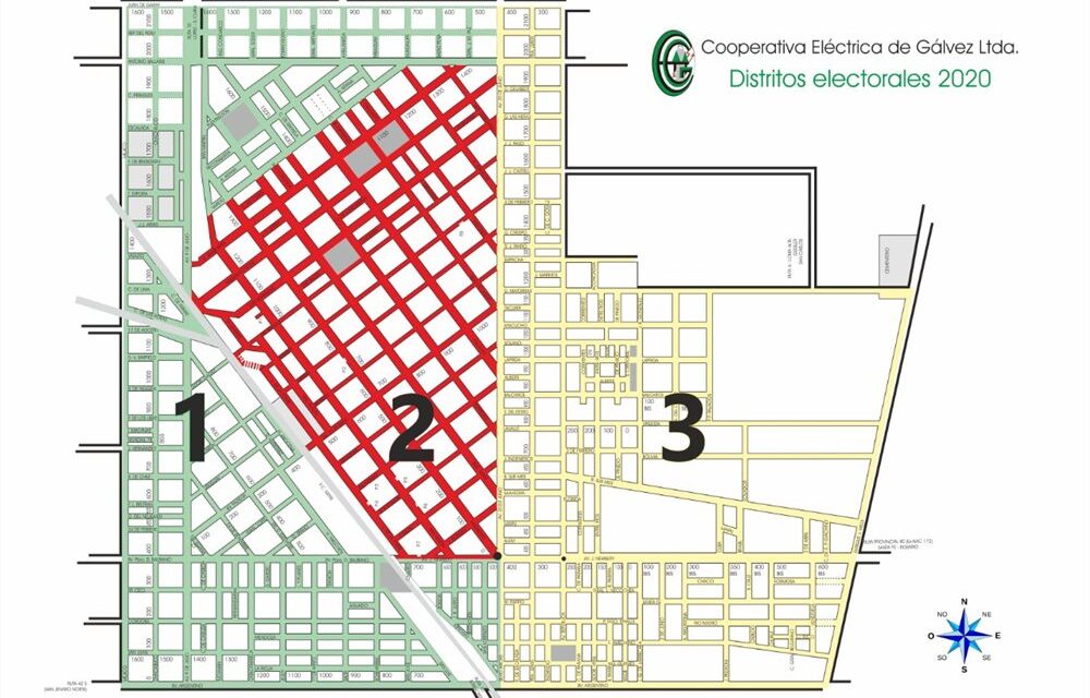 Cooperativa Eléctrica de Gálvez Ltda.: convocatoria a asamblea electoral de distritos
