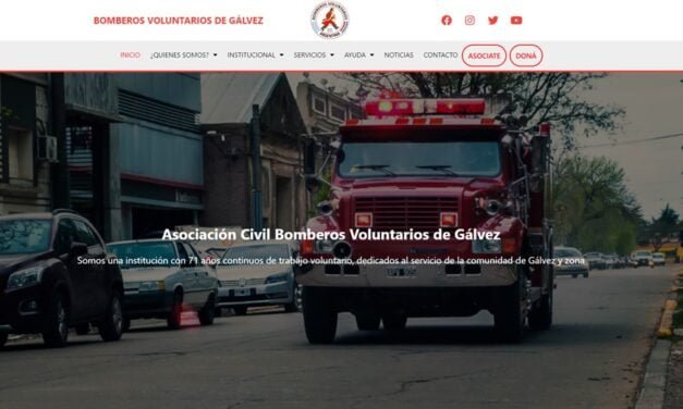 Bomberos Voluntarios presentó su página web
