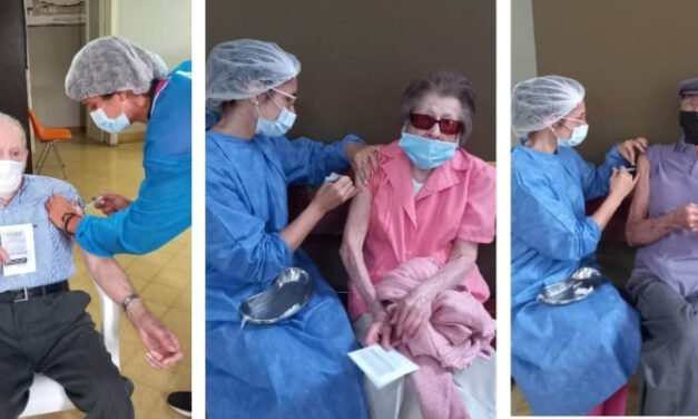 Comenzó la vacunación a mayores de 80 años en Gálvez