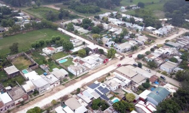 Finalizó la obra de pavimentación de Barrio Santa Margarita