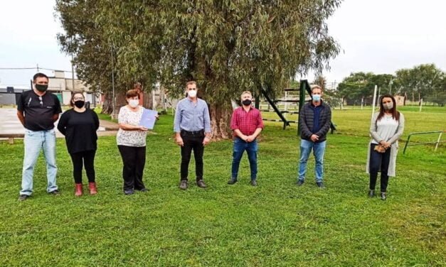 Capitani recorrió el departamento y anunció el proyecto de un CDI (Centro de Desarrollo Infantil) en Vecinal Pedroni