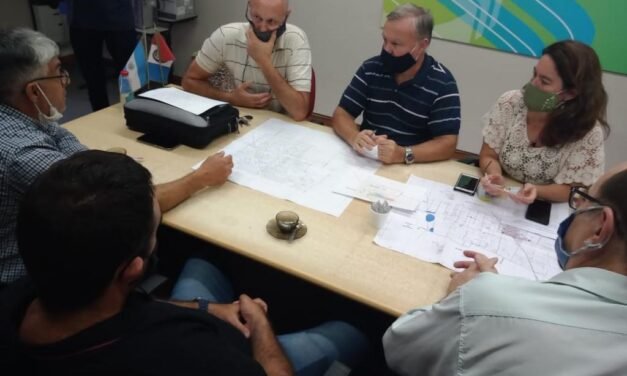 El Municipio recibió la visita de personal de la Secretaría de Asuntos Hídricos de la Provincia