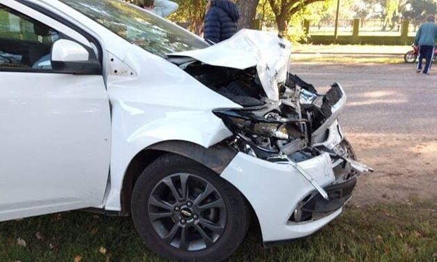 Siniestro vial frente al Club Jorge Newbery