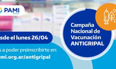 PAMI: desde el lunes 26, los personas afiliadas van a poder pre-inscribirse a la vacunación antigripal