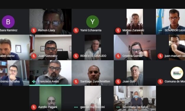 El Comité de Crisis Departamental se reunió por videoconferencia para analizar la situación epidemiológica