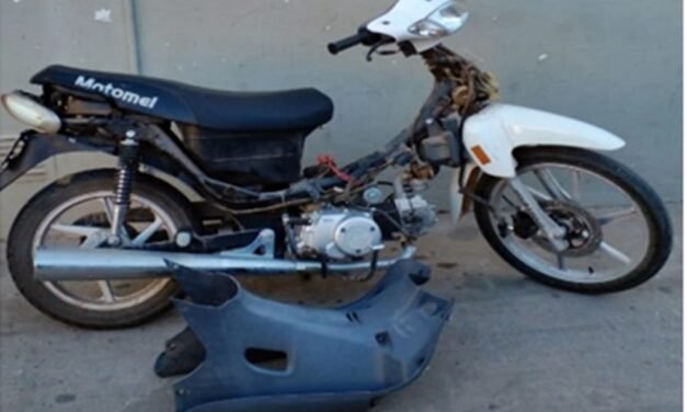 Policiales: recuperan motocicleta y aprehenden a un joven por otro robo