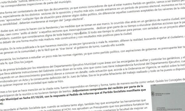 Respuesta del Partido Justicialista al comunicado del Partido Socialista: «¿Ignorancia o mala fe?»