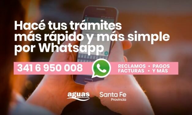 Aguas Santafesinas SUSPENDE LA ATENCIÓN PRESENCIAL DE USUARIOS EN TODA SU ÁREA DE SERVICIOS