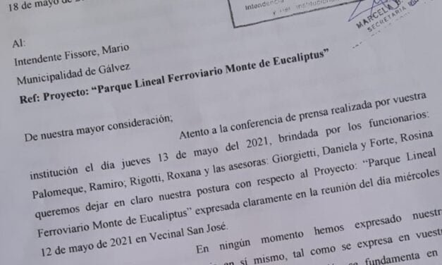 «Parque Monte de Eucaliptus»: carta del Grupo Ecologistas Gálvez