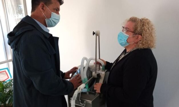 El Senador Diana hizo entrega de un respirador al Hospital