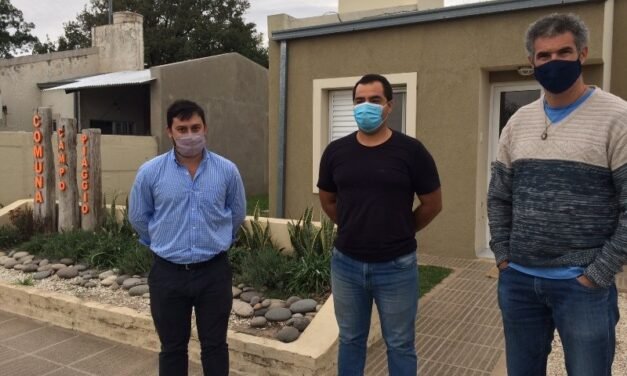 Campo Piaggio recibió la visita del subsecretario de Municipios y Comunas