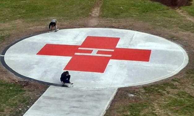 La Federación de Bomberos está terminando su helipuerto, mientras continúa con el reclamo para vacunar a todos los bomberos voluntarios