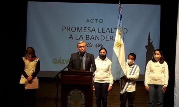 Otro año en forma virtual, se realizó el acto de promesa de lealtad a la bandera