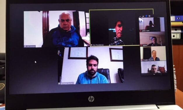 F.A.A. Gálvez se reunió con el presidente nacional, Carlos Achetoni