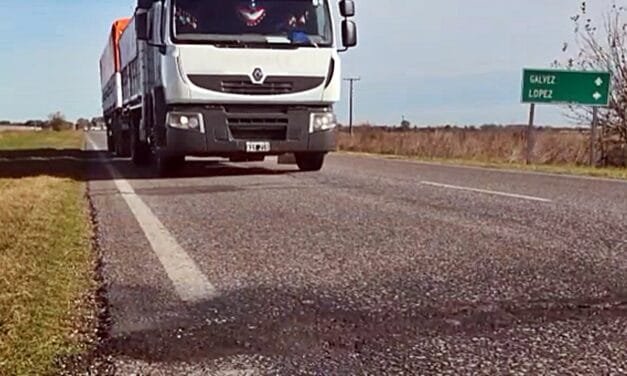 En un mes empezaría la repavimentación de ruta N° 80 entre Gálvez y San Eugenio