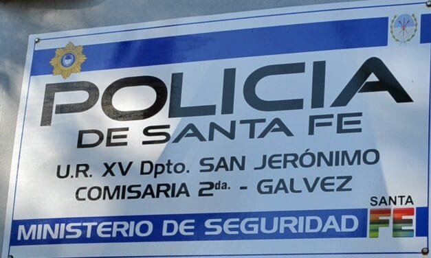 Policiales de Gálvez y el departamento