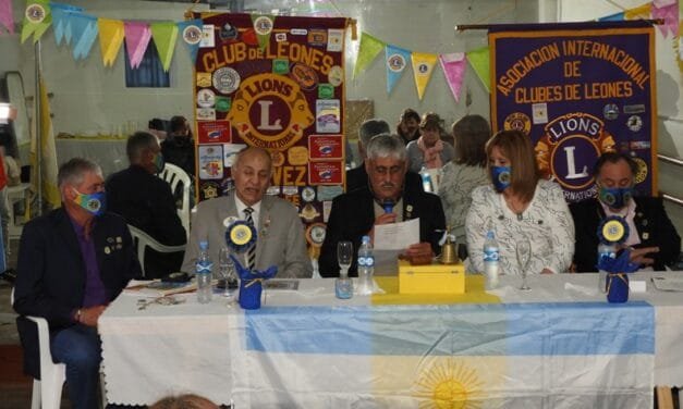 Visitó la ciudad el Gobernador de Distrito del Club de Leones