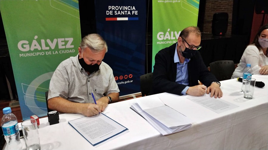 Municipio-Provincia firmaron acuerdo para ejecutar 18 cuadras de cordón cuneta con el «Plan Incluir»