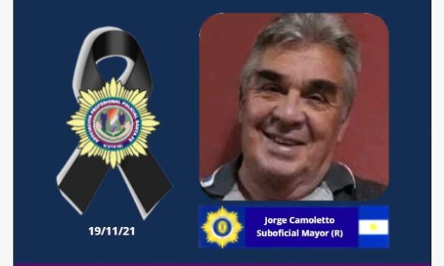 Recordatorio: falleció el Suboficial Mayor (R) Jorge Camoletto