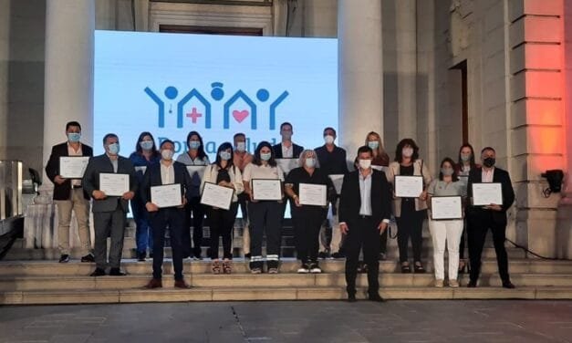 20 profesionales de la Salud del Departamento fueron reconocidos por  la Cámara de Senadores