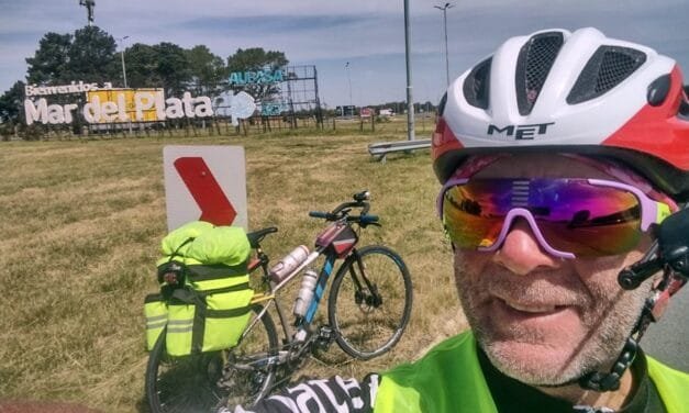 Galdón contó cómo fue su viaje en bicicleta a La Feliz