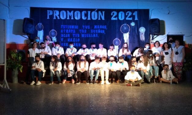 Promoción 2021 de los alumnos de 7° grado de la Escuela N°6035