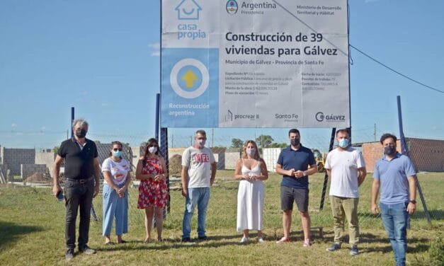 Cleri recorrió el plan PROCREAR: «Estos programas son fundamentales porque generan trabajo y materializan el sueño de la casa propia»