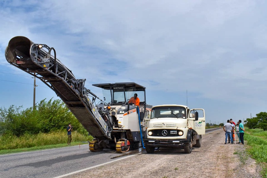 Con un plazo de ejecución de ocho meses, comenzó la repavimentación de Ruta N° 80 en el tramo Gálvez-San Eugenio