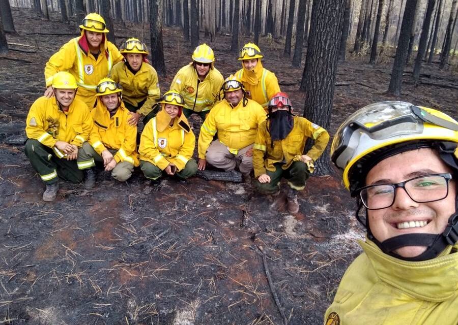 Apagar el fuego en plena selva: la experiencia de los bomberos galvenses que viajaron a Misiones