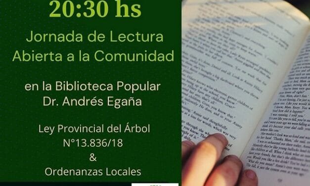 Ecologistas Gálvez invita a una jornada de lectura