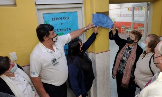 Un aula de la Escuela N° 305 lleva el nombre de un Ex Combatiente de Malvinas