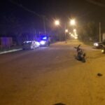 Policiales: choque en la madrugada entre auto y moto