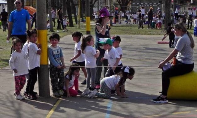 Jornada recreativa de jardines en el Cef N° 42