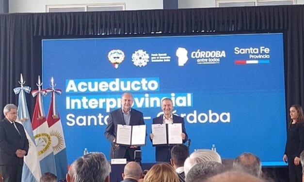 Perotti y Schiaretti anunciaron el llamado a licitación para la construcción del Acueducto Interprovincial Santa Fe – Córdoba