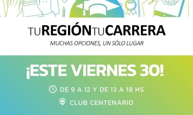 Este viernes 30 «Tu región, tu carrera» en el Centenario BBC