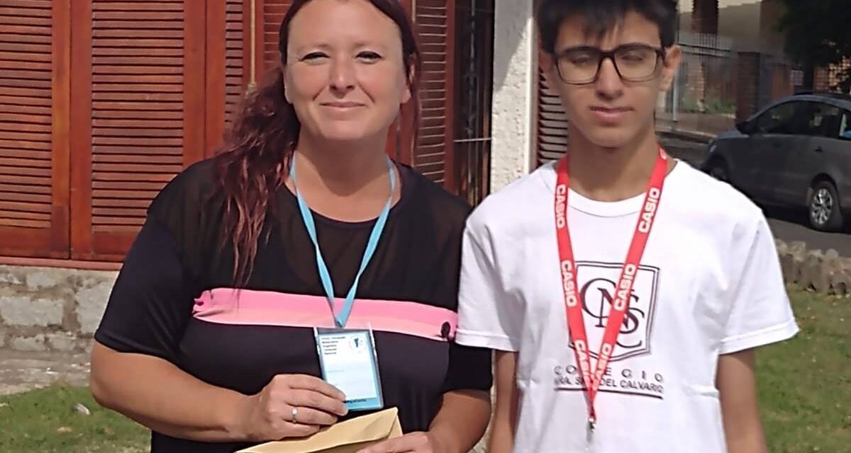 Alumno del Colegio del Calvario, compite en la 39° Olimpíada Matemática Argentina