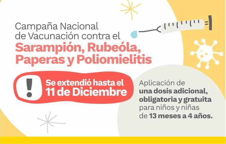 Campaña Nacional de Vacunación: en Gálvez se alcanzó el 98% de niños inmunizados