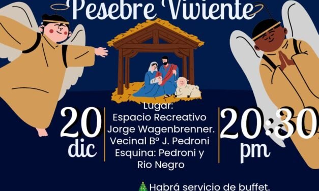 Esperando la Navidad, invitan al Pesebre Viviente