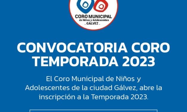 A cantar! Invitan a sumarse al Coro Municipal de Niños y Adolescentes