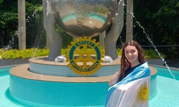 Joven galvense regresó de su intercambio rotario en Brasil