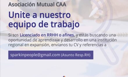 La Asociación Mutual del C.A.Argentino incorpora responsable de RR.HH.