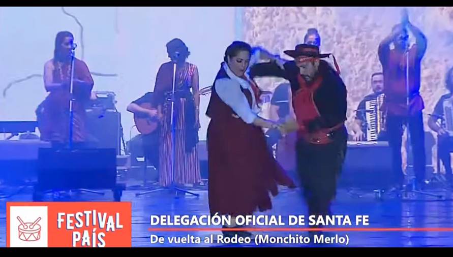 Moreno-Saucedo retornaron a Gálvez tras bailar en Corrientes: «Vivimos algo histórico para nuestra provincia»