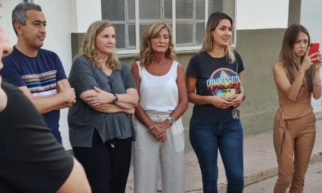 Con el apoyo de Losada, Verónica Balbo -precandidata a la Intendencia- trabaja en el armado de su equipo