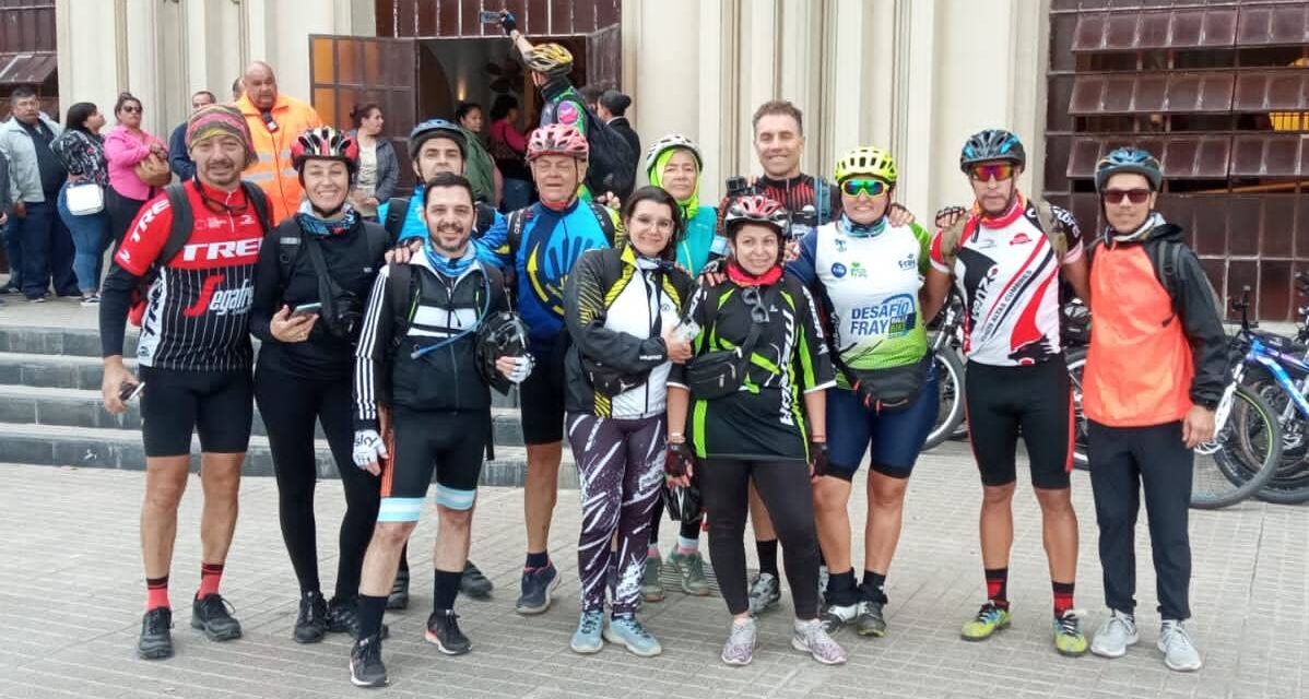 También un grupo de cicloperegrinos pedaleó hasta Guadalupe este domingo