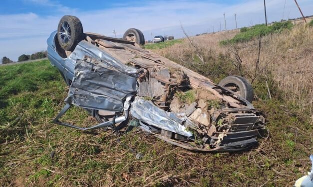 Policiales: un herido en choque frontal entre dos autos